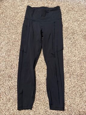 Athleta Black Ultimate Stash 7/8 Tights